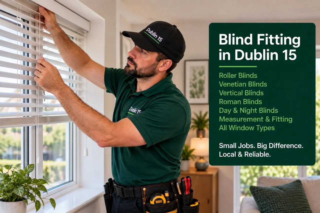 Illustrative image for blind fitting enquiries in Dublin 15